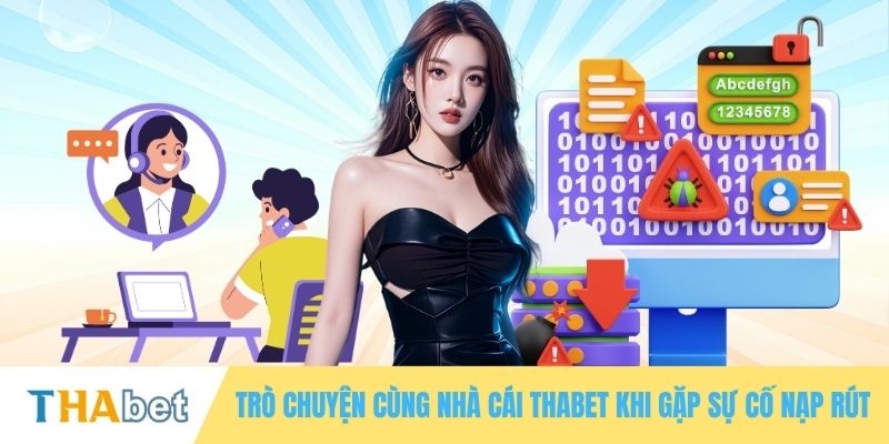 Trò chuyện cùng nhà cái THABET khi gặp sự cố nạp rút